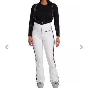 Spyder Women’s Strutt White Bib - Size 4 - Excellent/New condition